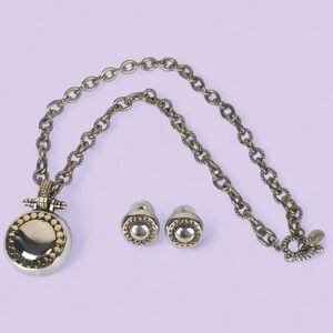 And Lovely Vintage Demi Parure Earring & Necklace Set
